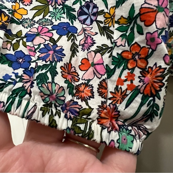 Talbots Women’s Medium Long Sleeve Floral Blouse Preppy Secretary Y1 - Picture 6 of 6